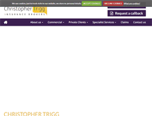 Tablet Screenshot of christophertrigg.co.uk